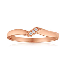 Load image into Gallery viewer, 9ct Rose Gold Diamond Ring