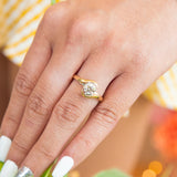 18ct Yellow Gold Solitaire Ring With 1 Carat Australian Diamond