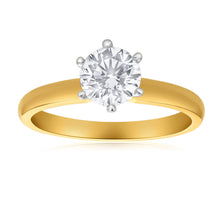 Load image into Gallery viewer, 18ct Yellow Gold Solitaire Ring With 1 Carat Diamond