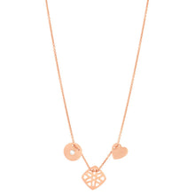 Load image into Gallery viewer, 9ct Rose Gold Diamond Pendant