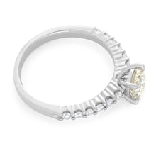 Load image into Gallery viewer, 18ct White Gold Ring With 1 Carat Of Brilliant Cut Diamonds