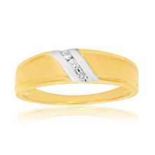 Load image into Gallery viewer, 9ct Yellow Gold Diamond Promotional Ring