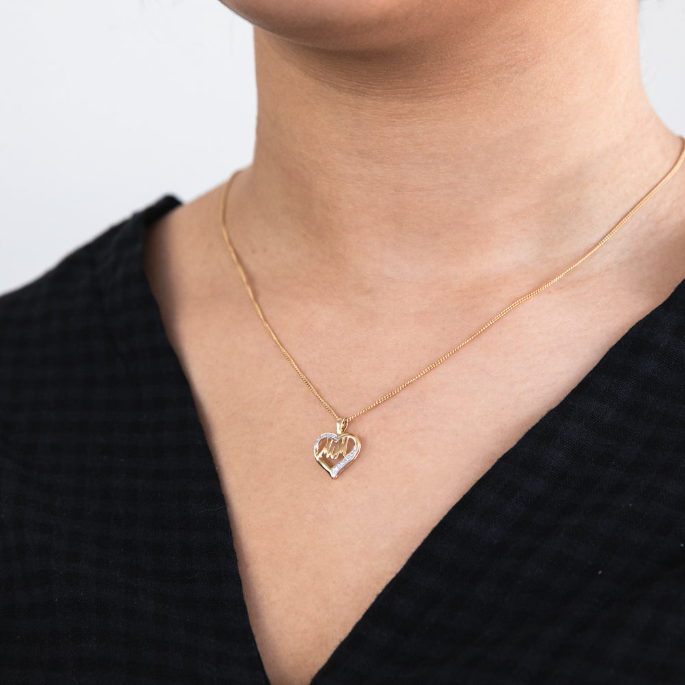 Gold Color Coated Mum Pendant Necklace For Mum Women Jewelry - Pendants -  AliExpress