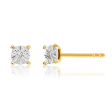 Load image into Gallery viewer, 9ct Yellow Gold Earrings