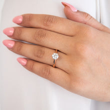 Load image into Gallery viewer, 18ct Rose Gold Solitaire Ring With 1 Carat Diamond