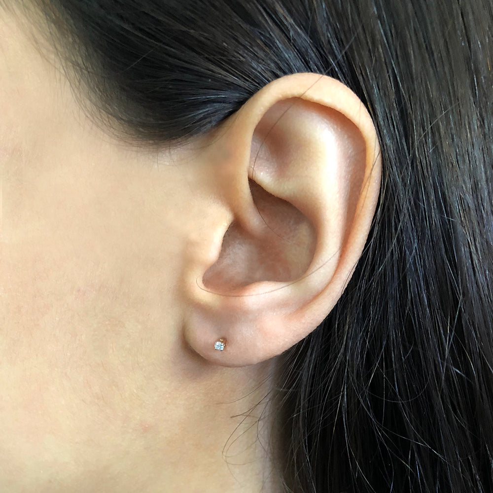 0.05 carat diamond earrings Clearance