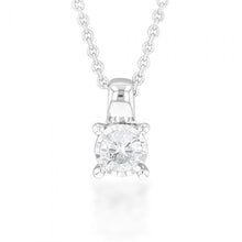 Load image into Gallery viewer, 9ct White Gold 1/5 Carat Diamond Pendant on 45cm Chain