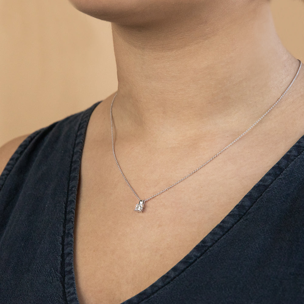 Persée White Gold and Diamond 5-Stone Danaé Necklace | Harrods US