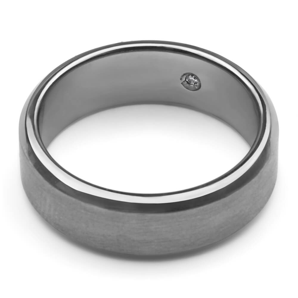 Flawless Cut Titanium 7mm Ring
