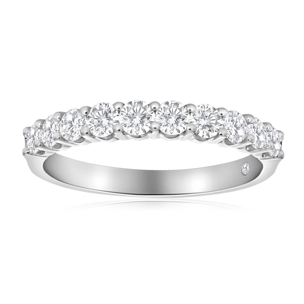 1 Carat Flawless Cut Claw Set 18ct White Gold Ring