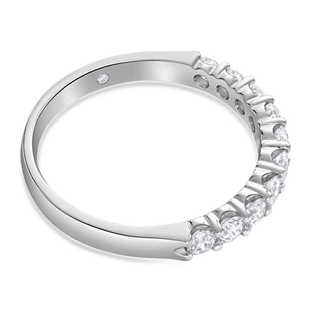 1 Carat Flawless Cut Claw Set 18ct White Gold Ring