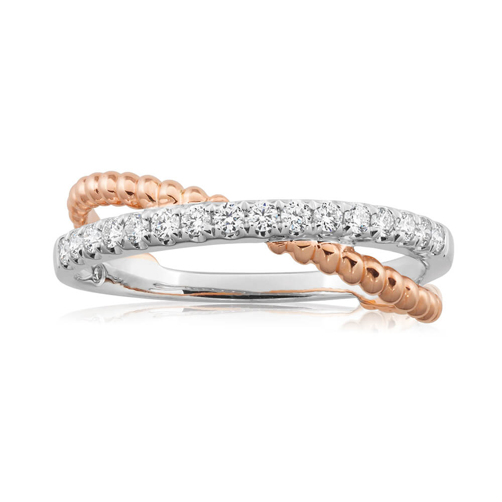 Flawless Cut 9ct Rose Gold ¼ Carat Diamond Ring