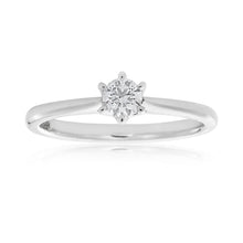 Load image into Gallery viewer, Flawless Cut Platinum Diamond Ring