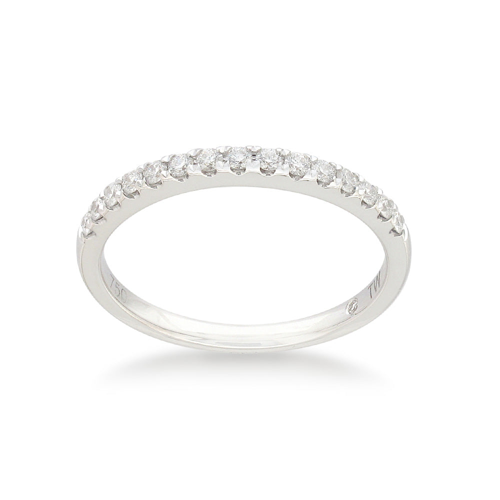 1/5 Carat Flawless Eternity Ring in 18ct White Gold