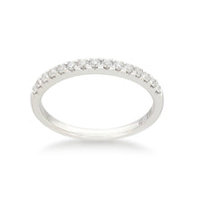 Load image into Gallery viewer, 1/5 Carat Flawless Eternity Ring in 18ct White Gold