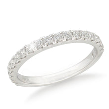 Load image into Gallery viewer, Flawless Cut Diamond 18ct White Gold Eternity Ring With 18 Diamonds (TW=30pt)