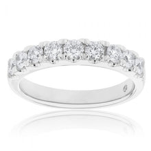 Load image into Gallery viewer, Flawless Cut Platinum 3/4 Carat Diamond Eternity Band