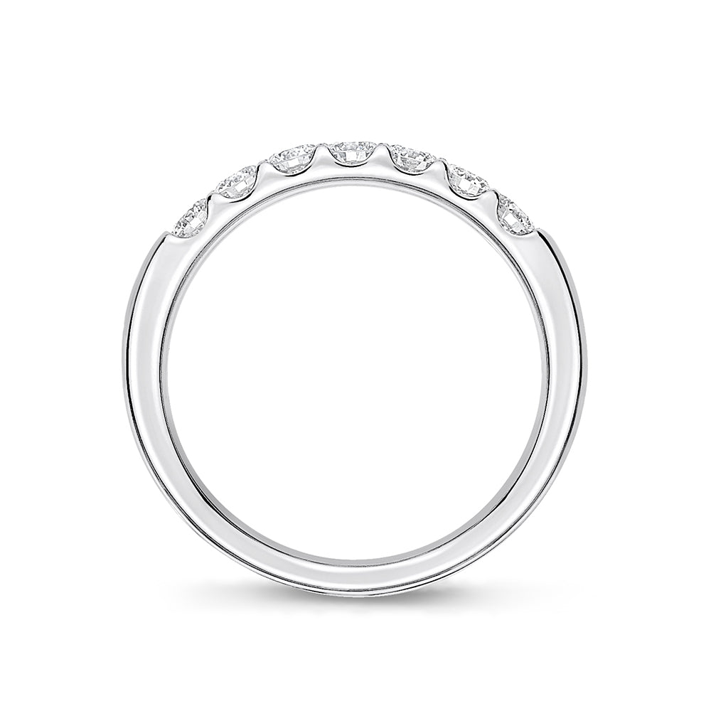 Memoire 18ct White Gold 1/2 Carat Diamond Odessa Eternity Ring