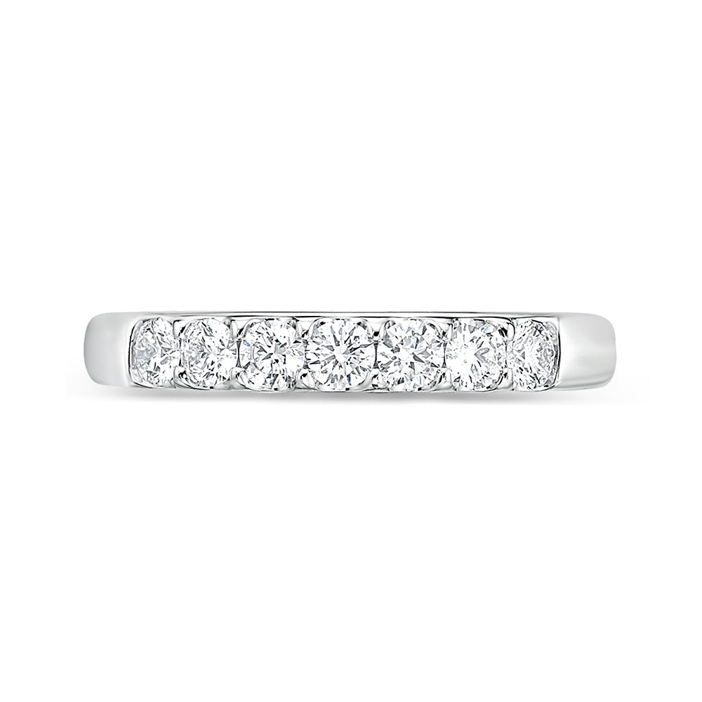 Memoire 18ct White Gold 1/2 Carat Diamond Odessa Eternity Ring