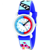ECC Blue Strap Bikes Kids Watch