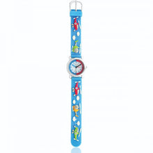 Load image into Gallery viewer, ECC Kids Helicopter Blue Strap Watch