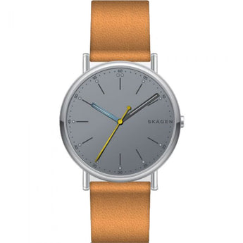 Skagen SKW6373 'Signatur' Tan Strap Mens Watch