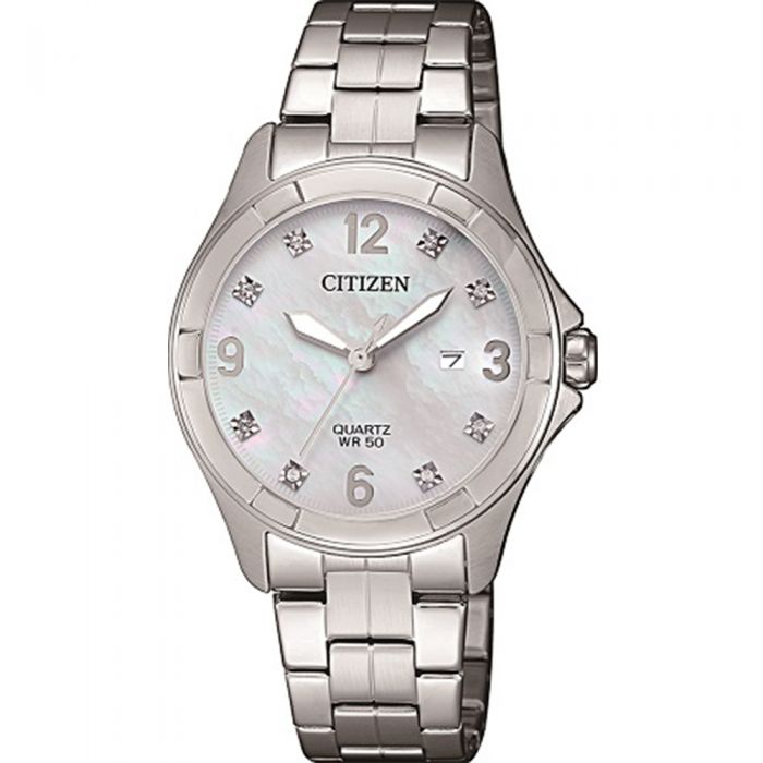 Citizen EU608058D Silver Stainless Steel Womens Watch