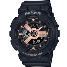 Load image into Gallery viewer, Baby-G BA110RG-1AR Black Resin Womens Watch