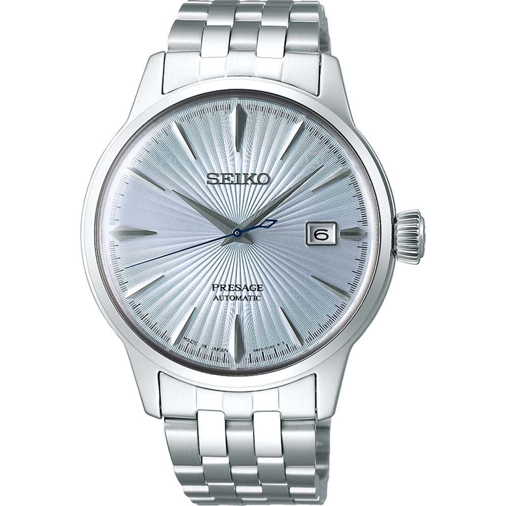 Seiko Presage SRPE19J Cocktail Time Automatic Stainless Steel Mens Watch