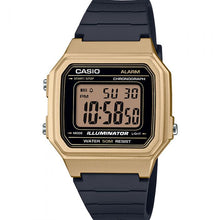 Load image into Gallery viewer, Casio W217HM-9A Digital Gold and Black Watch