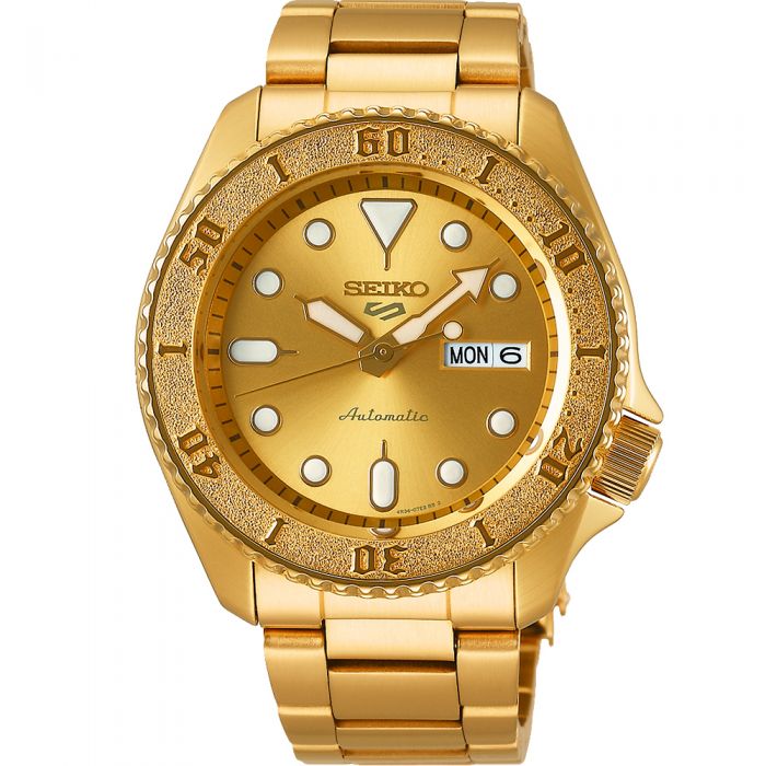 Seiko 5 SRPE74K Automatic Gold Mens Watch