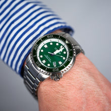 Load image into Gallery viewer, Promaster Marine Edition Green Divers BN0158-85X Stainless Steel Mens Watch