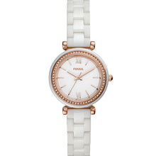 Load image into Gallery viewer, Mini Carlie CE1104 White and Rose Ceramic Womens Watch