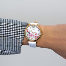 Load image into Gallery viewer, Ellis &amp; Co &#39;Bloom&#39; Floral Womens Watch