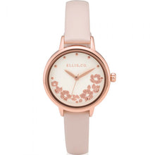 Load image into Gallery viewer, Ellis &amp; Co &#39;Skylah&#39; Women&#39;s Nude Leather Watch