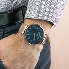 Load image into Gallery viewer, Harison Rose Gold Tone Men&#39;s Watch