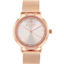 Load image into Gallery viewer, Ellis &amp; Co Akira Rose Gold Plated Womens Watch