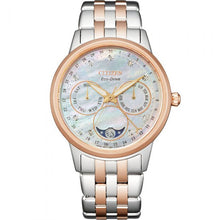 Load image into Gallery viewer, Citizen Eco Drive  FD0006-56D Moon Phase Womens Watch