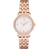 JAG J2442A Stone Set Rose Tone Womens Watch