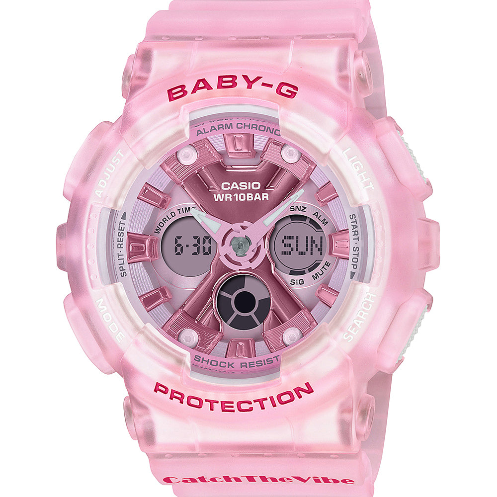 Baby-G BA130CV-4 Pink Womens Watch