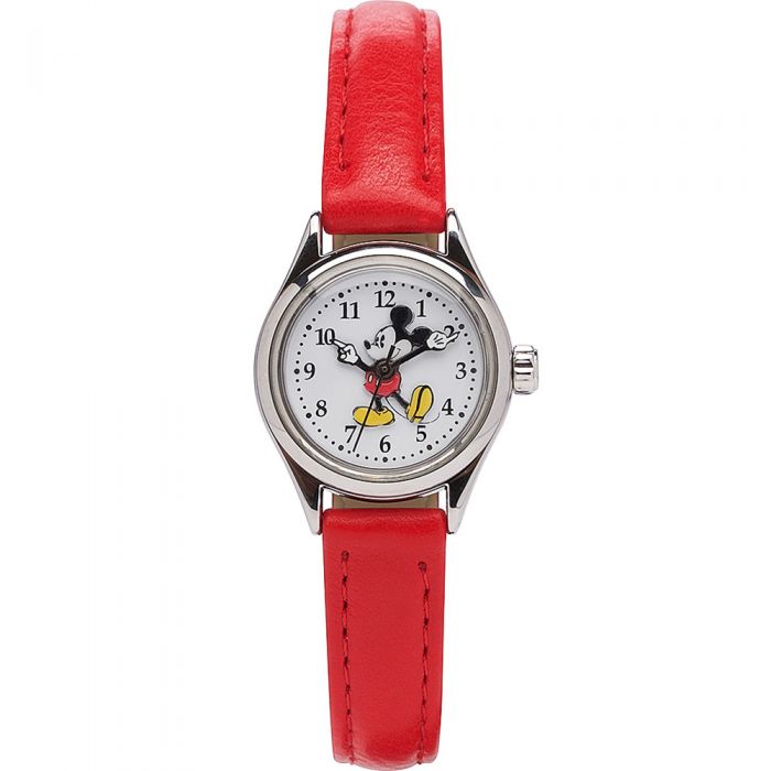Disney Petitte Mickey Red TA56750 Red Leather 25mm