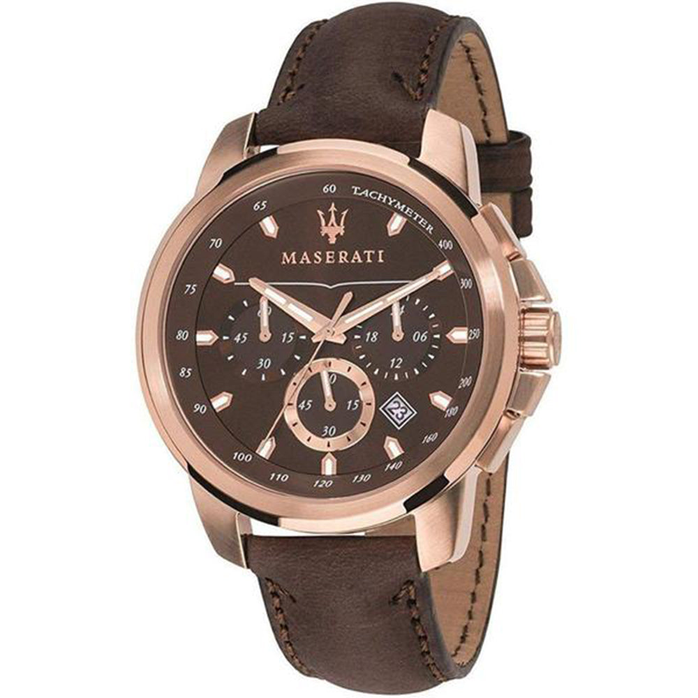 Maserati R8871621004 Successo  Brown Chronograph mens Watch