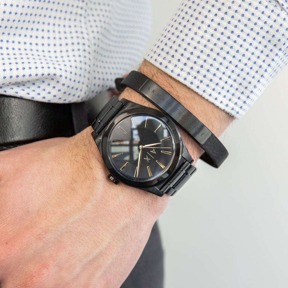 Armani Exchange AX7102 Watch & Bracelet Gift Set – Shiels Jewellers