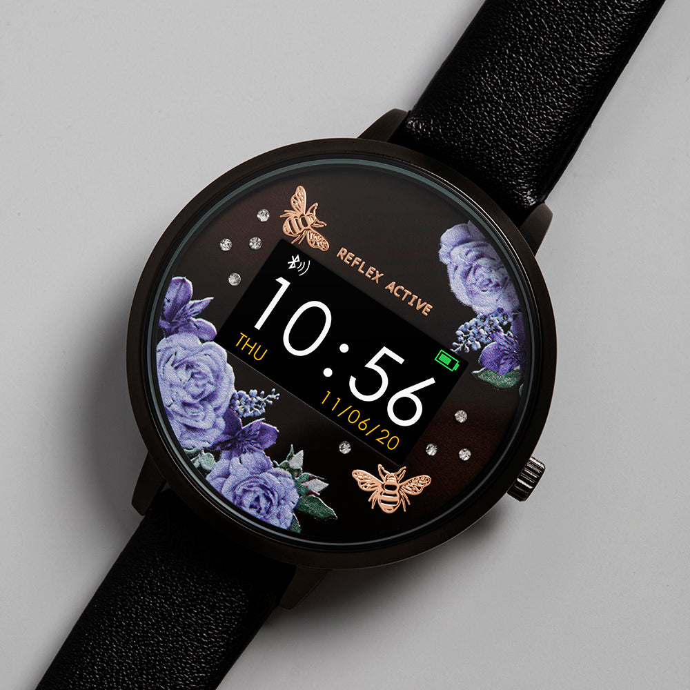 Reflex Active RA03-2018 Series 3 Black Midnight Garden Smart Watch