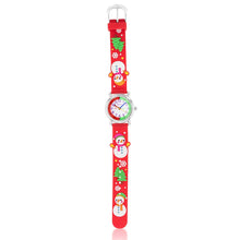 Load image into Gallery viewer, ECC Christmas Snowman Red Kids Watch