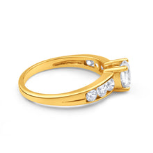 Load image into Gallery viewer, 9ct Yellow Gold Cubic Zirconia Ring