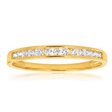 Cubic Zirconia Ring in 9ct Yellow Gold