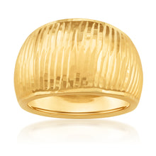 Load image into Gallery viewer, 9ct Yellow Gold Dome Ring
