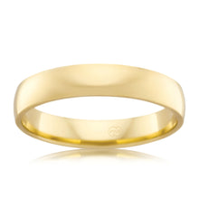 Load image into Gallery viewer, 9ct Yellow Gold 4mm Crescent Ring. Size Z