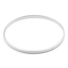 Load image into Gallery viewer, Solid Sterling Silver 4mm Plain 70mm Bangle